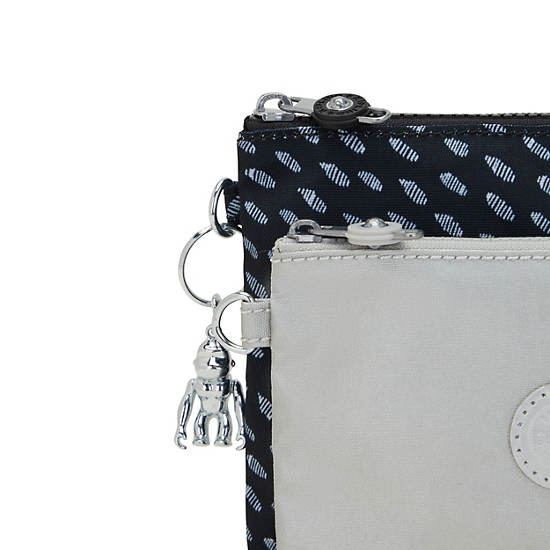 Kipling Duo Pouch Printed 2-in-One Pouches Táska Szürke | HU 2119AH